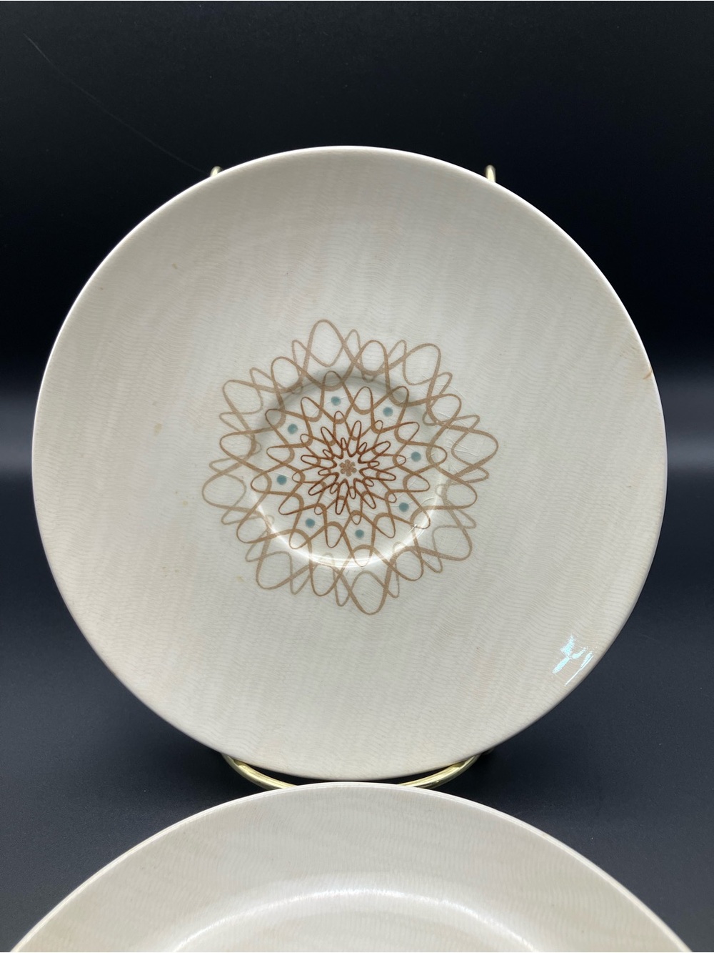 MCM Pair of Royal Doulton Desert Star Saucers